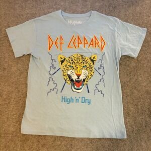 Def Leppard High n Dry Hard Rock Band Tour Music T Shirt Adult Medium